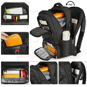 Mochila de Viagem Grande com Compartimento Térmico para Notebook e Organizador