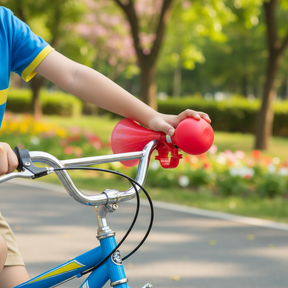 Buzina de Ar para Bicicleta Alertas de Segurança Altos Instalação Fácil no Guidão