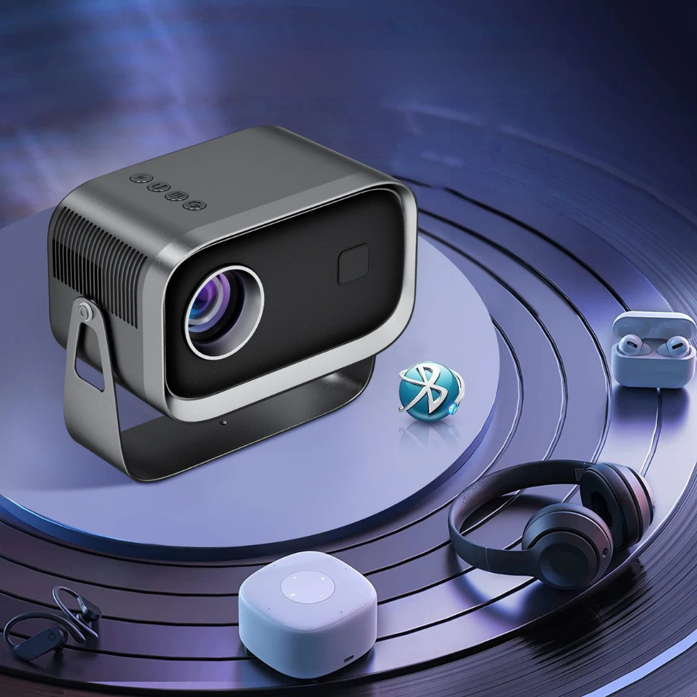 Miniprojetor Portátil Bluetooth WiFi para a Copa do Mundo