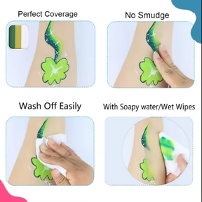 Kit de Tinta Corporal Lavável para Criações Artísticas de Rosto e Corpo
