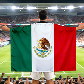 Bandeira Capa de Futebol México Torcedor Vestível Dia de Jogo Grande