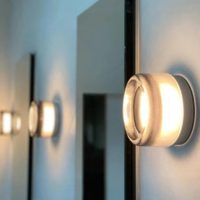 Arandela de Parede LED em Vidro Dimple Moderno