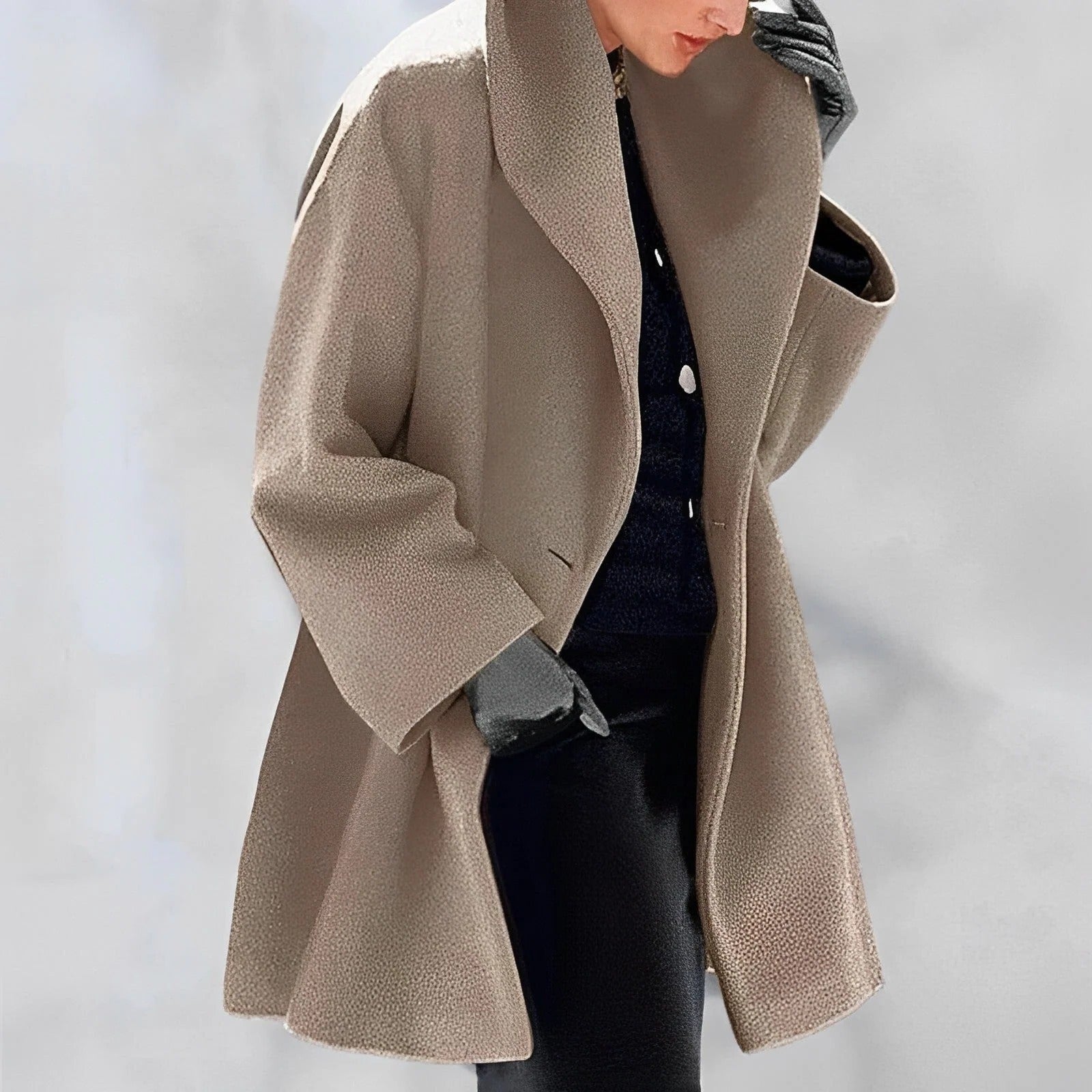 Jaqueta de Inverno de Lã Urbana