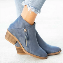 Botas ortopédicas de couro femininas