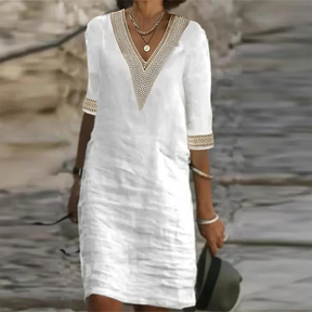 Stylish Linen Summer Dress For Women
