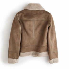 Edge leather jacket