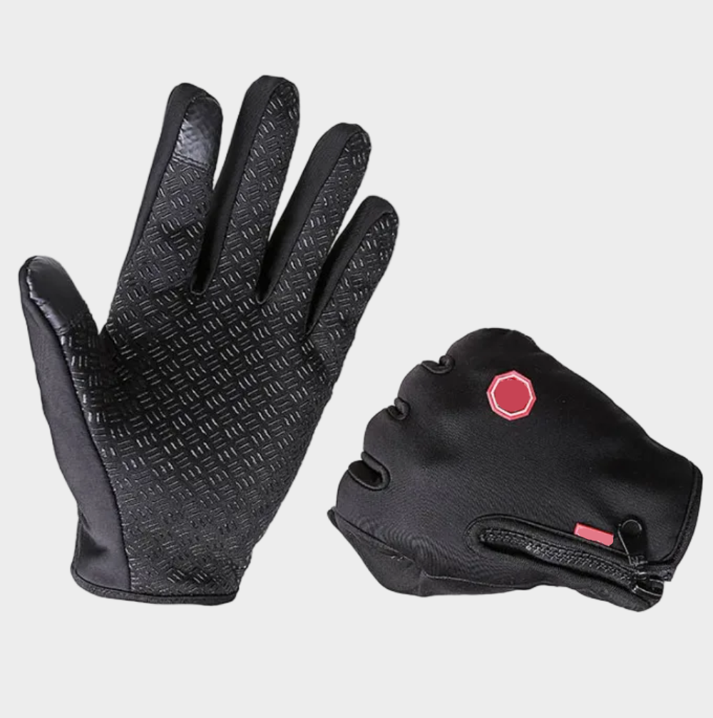 Luvas de Inverno Impermeáveis Antiderrapantes com Tela Sensível ao Toque