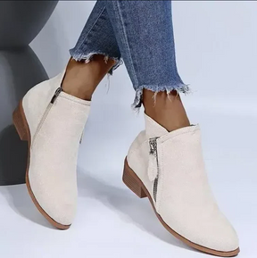 Botas ortopédicas de couro femininas