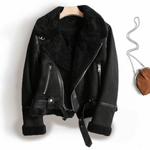 Edge leather jacket