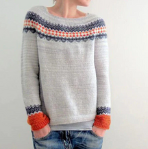 Women's retro sweater
