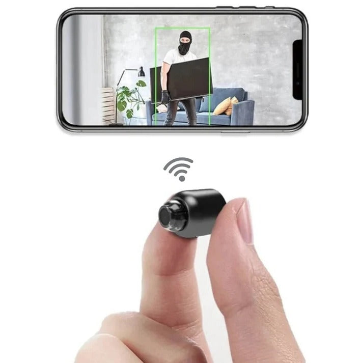 Mini Câmera de Segurança WiFi Visão Noturna HD Sem Fio para Monitoramento de Crianças e Pets