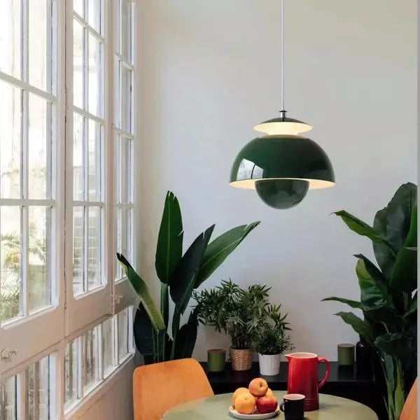 Luminária Pendente Flora | Lâmpada de Teto LED Nórdica