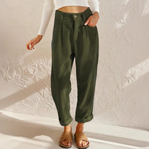 Casual Corduroy Pants For Women