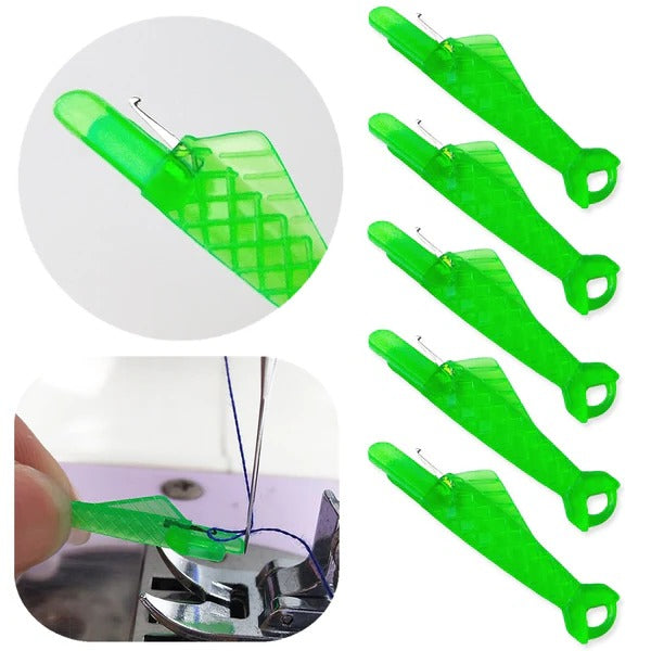 Passador de Linha Fácil - Passador de Linha para Máquina de Costura Tipo Peixe