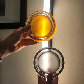 Arandela de Parede LED em Vidro Dimple Moderno