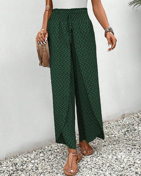 Women's Trousers With Geometric Print