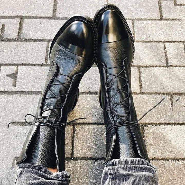 Vintage Heeled Ankle Boots For Women