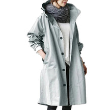 Women's Long Waterproof Raincoat
