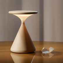 Luminária de Mesa Sem Fio Aurora | Design de Ampulheta