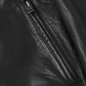 Jaqueta de couro masculina