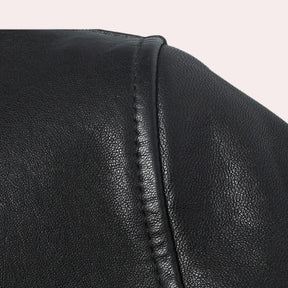 Jaqueta de couro masculina
