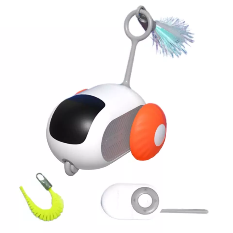 Smart Pet Sports Car Toy - Remote Control Interactive Cat Toy USB Charging
