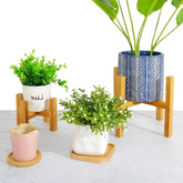 Wooden Plant Pot Trays