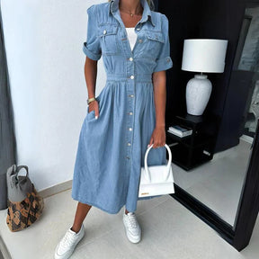 Vestido jeans moderno