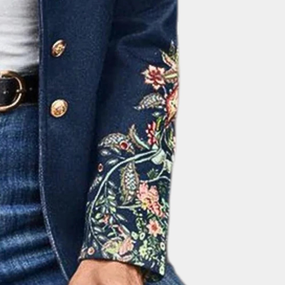 Women's Floral Blazer