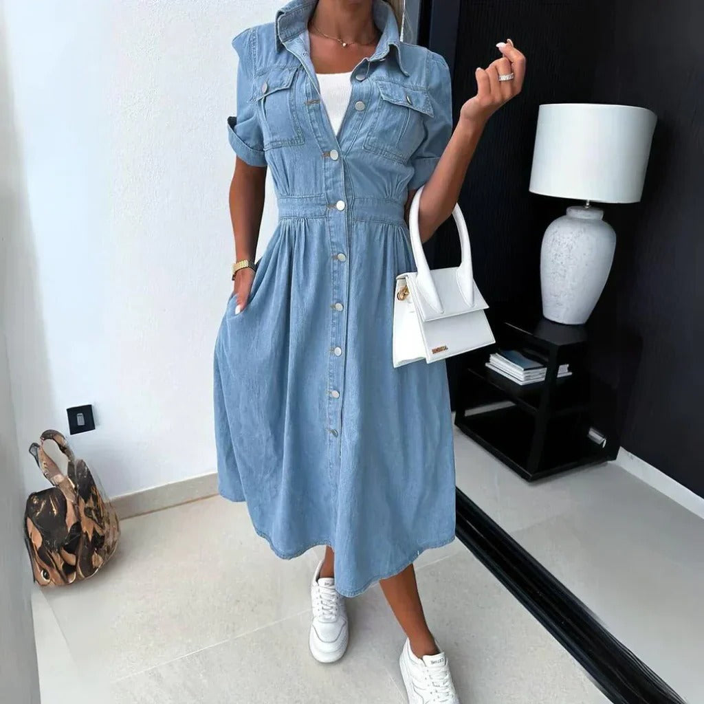 Vestido jeans moderno