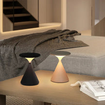 Luminária de Mesa Sem Fio Aurora | Design de Ampulheta