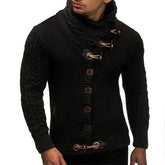 Knitted Sweater With Toggle Closure