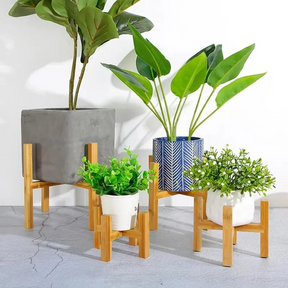 Wooden Plant Pot Trays