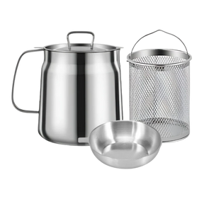 2-in-1 Stainless Steel Deep Frying Pot