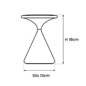 Luminária de Mesa Sem Fio Aurora | Design de Ampulheta
