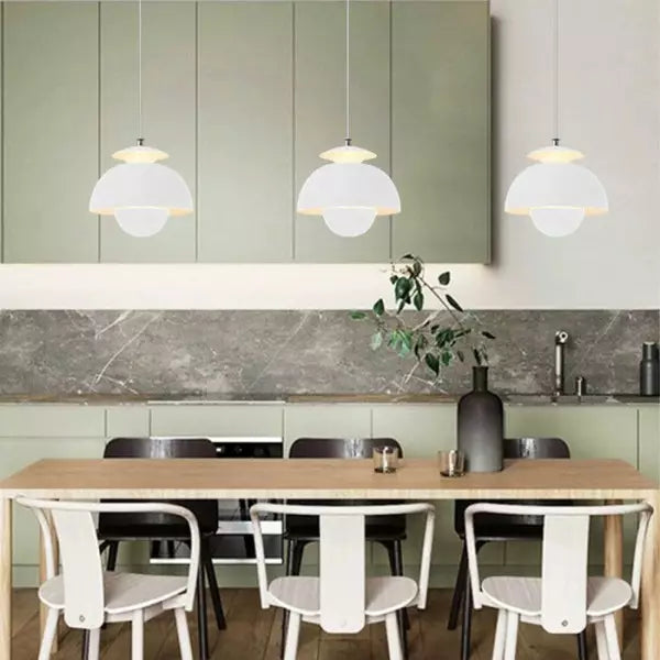 Luminária Pendente Flora | Lâmpada de Teto LED Nórdica