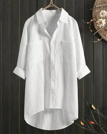 Blusa Feminina de Linho Branca
