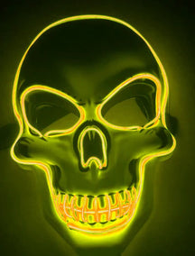 Multicolor LED Skeleton Costume Mask