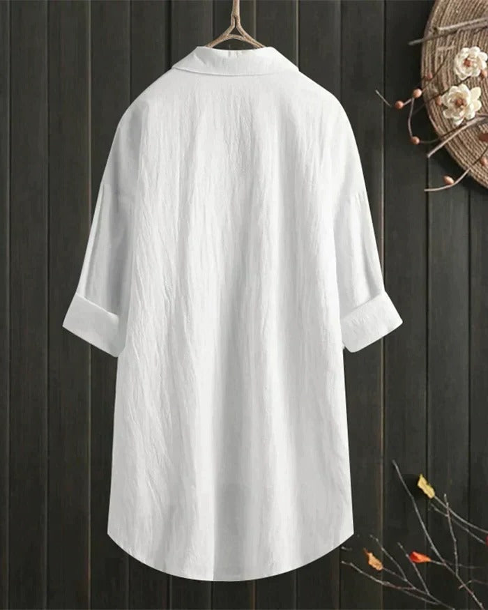 Blusa Feminina de Linho Branca
