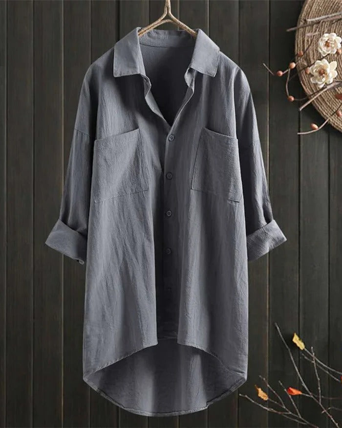 Blusa Feminina de Linho Branca