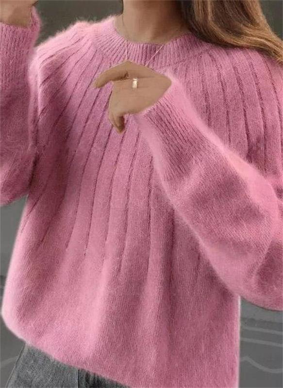 Suéter de Tricô de Cashmere Macio para Mulheres - Quente e Luxuoso