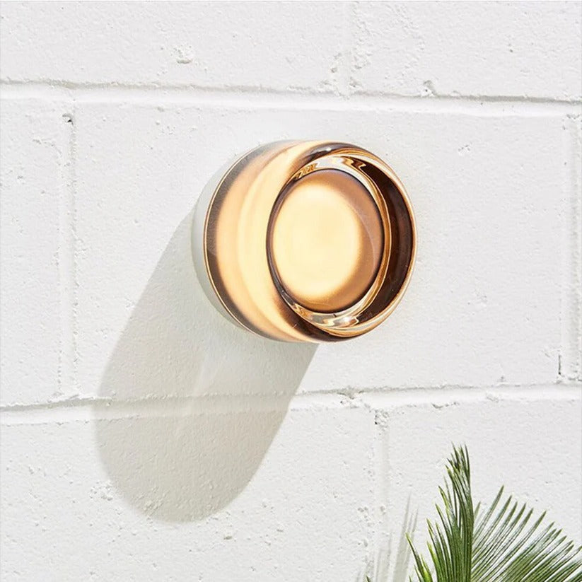 Arandela de Parede LED em Vidro Dimple Moderno