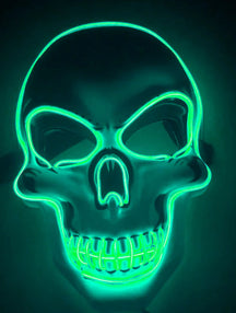Multicolor LED Skeleton Costume Mask