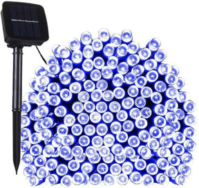 17-Meter String of 100 Led Solar-Powered Fairy Lights