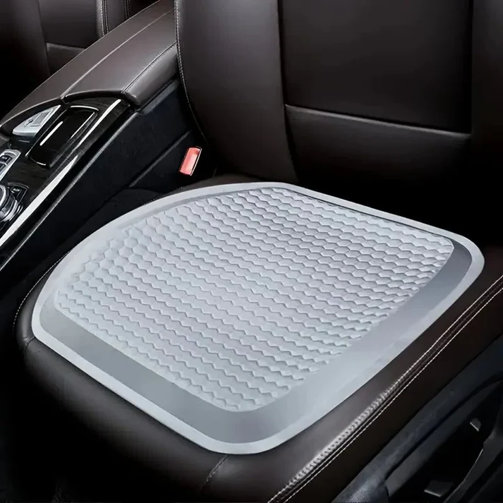 Almofada de Assento para Carro com Gel Refrescante Respirável - Universal e Multifuncional, Proporciona Alívio de Pressão para Dores nas Costas e no Cóccix