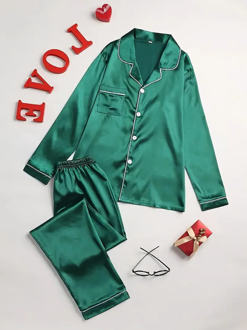 Conjunto de Pijama Feminino de Alta Qualidade