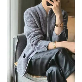 Thick Wool Sweater Jacket For Cold Winter Weather