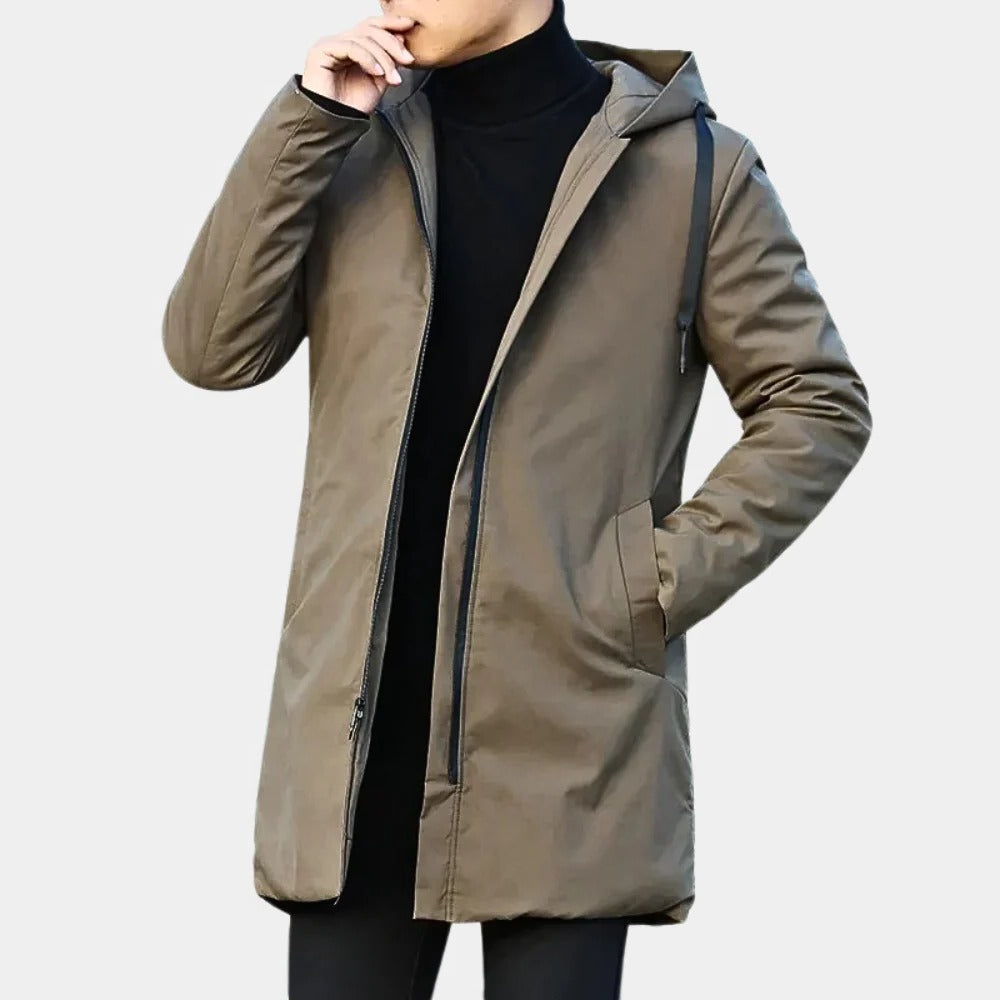 Neat Long Men's Coat