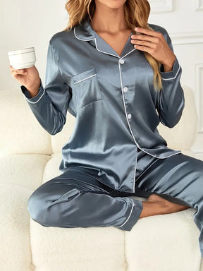 Conjunto de Pijama Feminino de Alta Qualidade