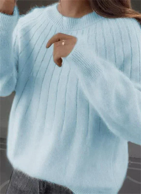 Suéter de Tricô de Cashmere Macio para Mulheres - Quente e Luxuoso